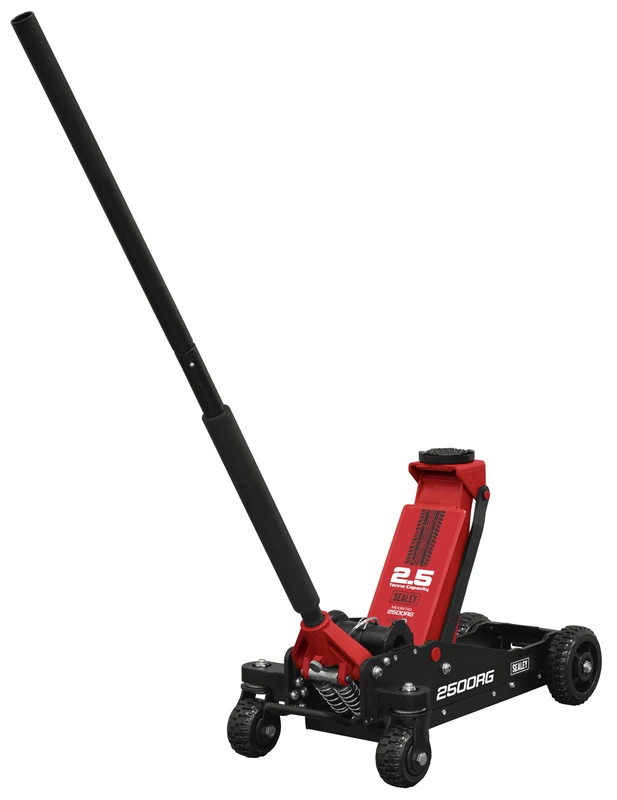 Sealey - Big Wheel Hybrid Trolley Jack for Off-Road Vehicles, SUVs, Vans & 4x4s with Super Rocket Lift 2.5 Tonne - 2500RG