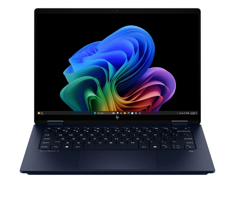 HP OmniBook X Flip 2-in-1 Laptop Next Gen AI 14" Laptop | Intel Core Ultra 7 | 16GB | 1000GB SSD | Windows 11 Home Fast Charge | Micro Edge display | Dual Speakers | 14-fm0006sa