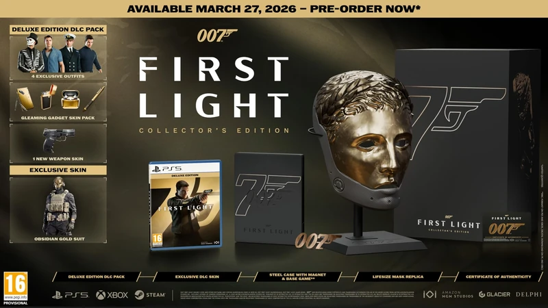 007 First Light Mask Collector's Edition (Playstation 5)