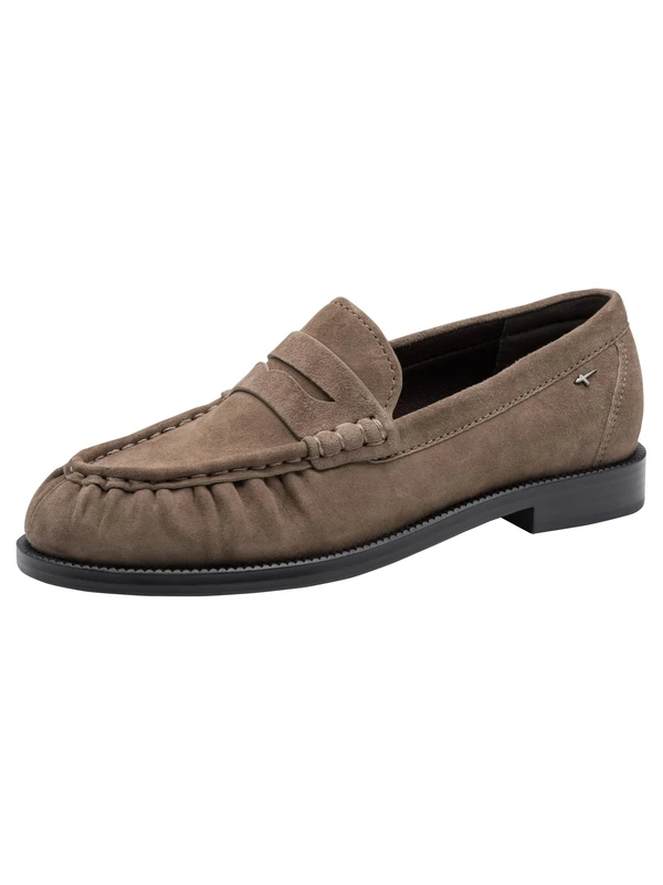 Tamaris Women's Leather Slipper - Comfort Flat Sole