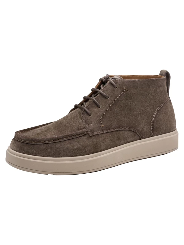Tamaris Men's High Flat Trainers, Beige (Taupe), 44