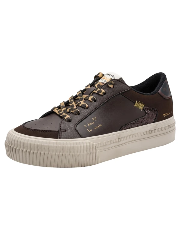 Tamaris Women's Low Flat Trainers, Brown (Mocha), 41