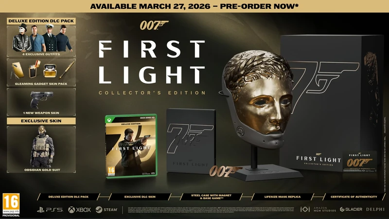 007 First Light Mask Collector's Edition (Xbox Series X)
