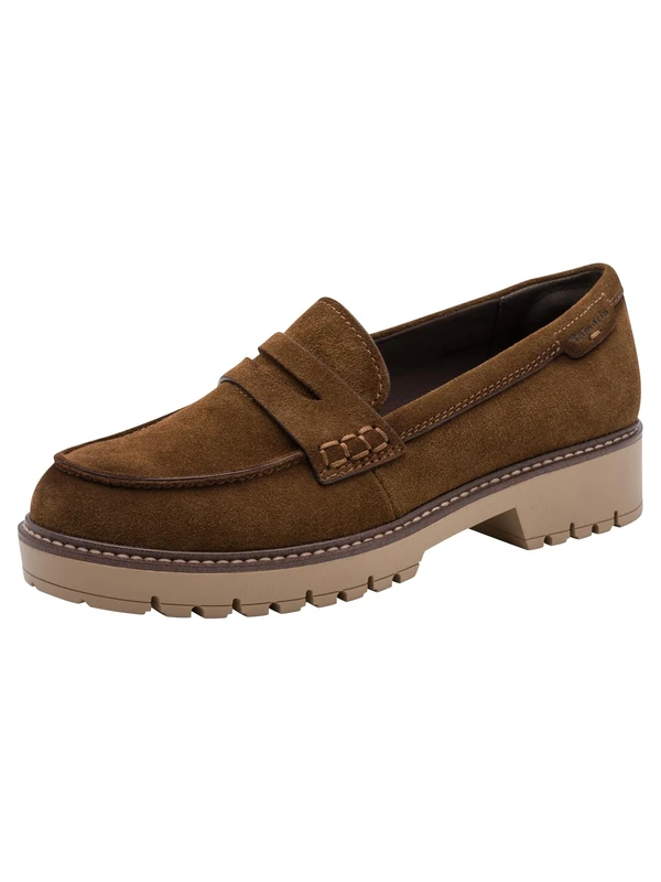 Tamaris Women's Flat Loafer, Brown (Cognac), 36