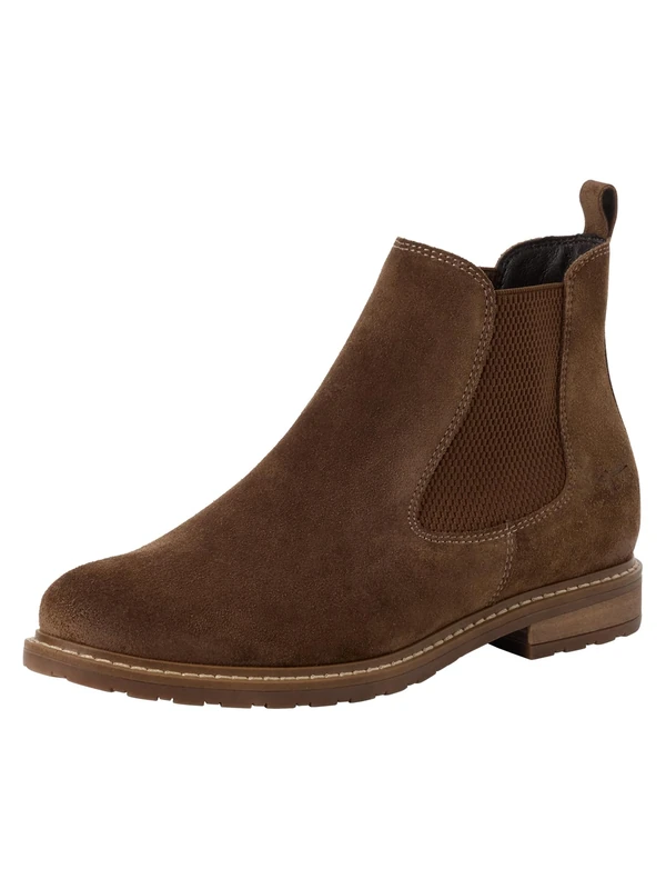 Tamaris Women's Tamaris Chelsea Boots 1-25056-41, Brown suede, 5 UK