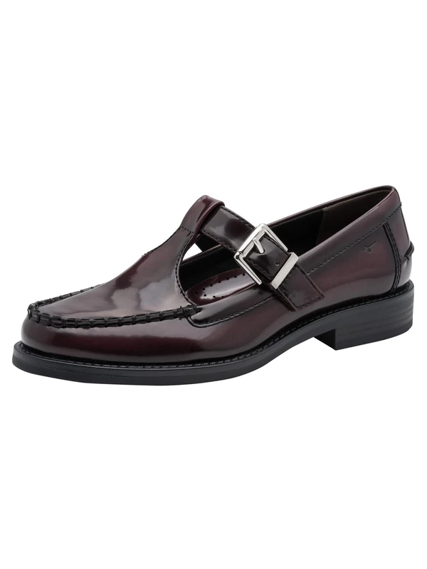 Tamaris Women's Loafer Flat, Red (Merlot), 39