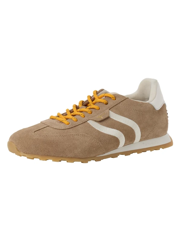 Tamaris Women's Sneakers Leather, beige, 3.5 UK