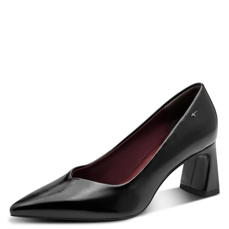Tamaris Women's Court Shoes with Block Heel, Black, 37