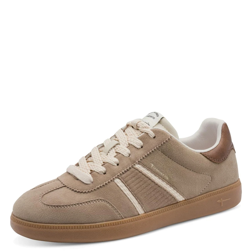 Tamaris Women's Low Flat Trainers, Beige (Taupe), 42