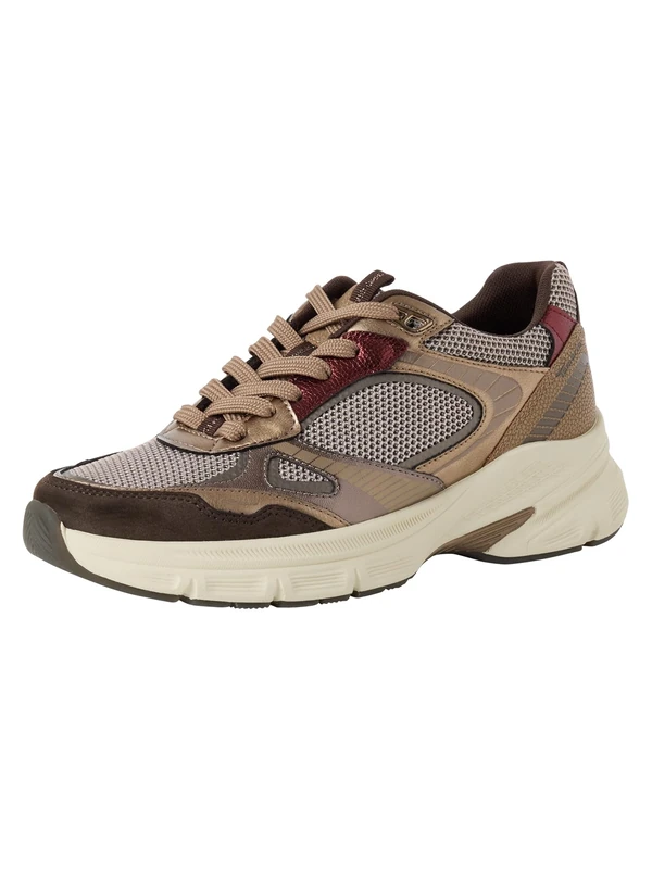 Tamaris Women's Low Flat Trainers, Metallic (Bronce Comb), 37