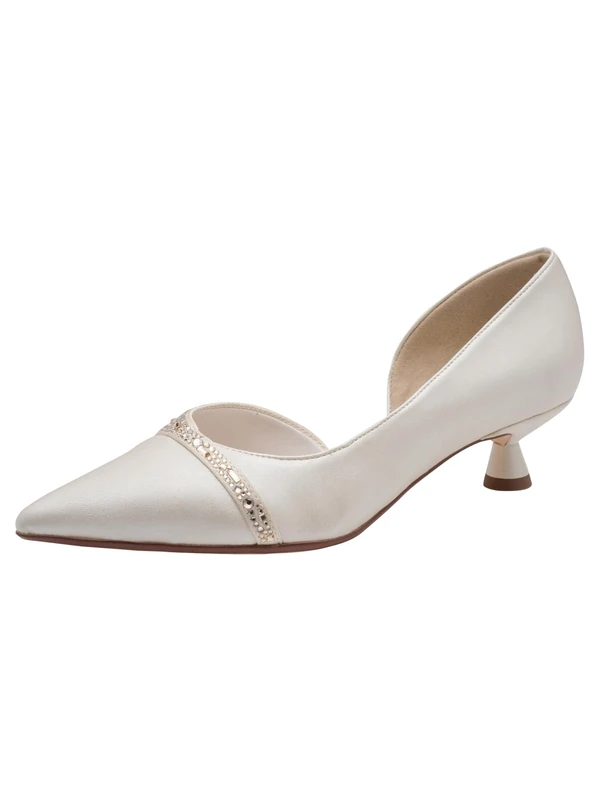 Tamaris Women's Stiletto Heel Court Shoes, Grey (Pearl Glam), 36