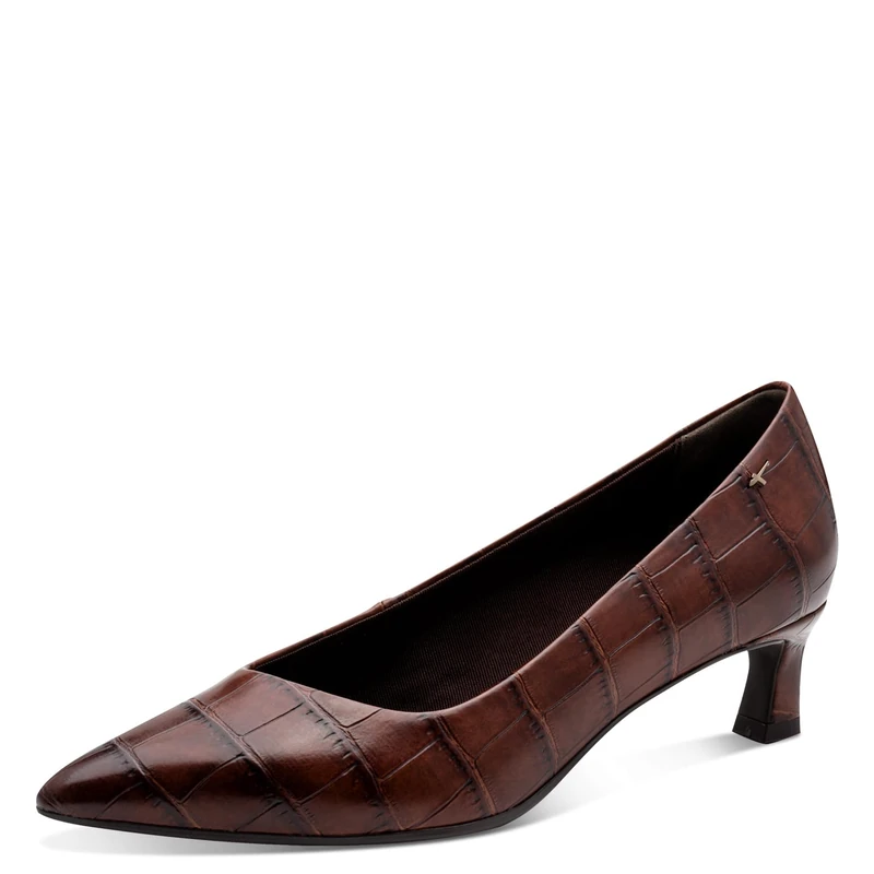 Tamaris Women's Pumps with Stiletto Heel, Brown (Muscat Croco), 38