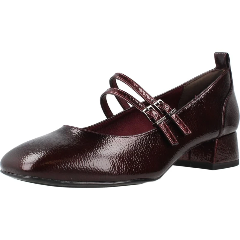 Tamaris Women's Pumps with Block Heel, Red (Merlot Comb), 39