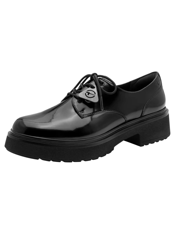 Tamaris Women's Tamaris Lace-up 1-23312-47Oxford Shoe, Black, 4 UK