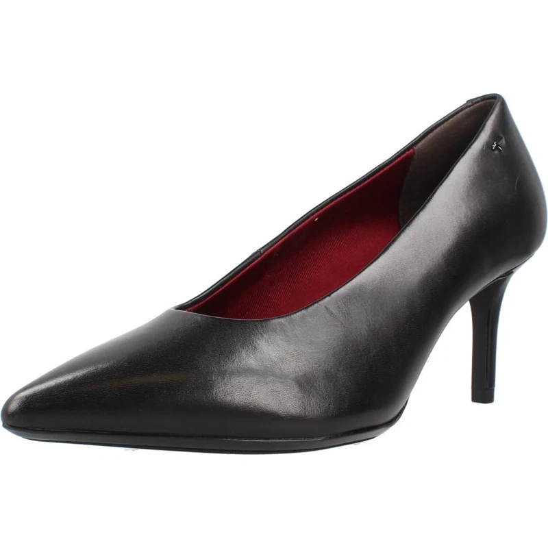Tamaris Women's Stiletto Heel Court Shoes, Black Leather, 40