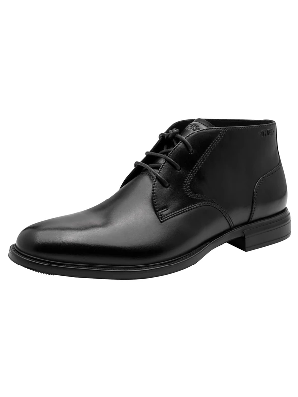 Tamaris Tamaris Men's Lace Boot Flat 1-15100-47 Ankle Boots, Black (Black Leather), 9.5 UK