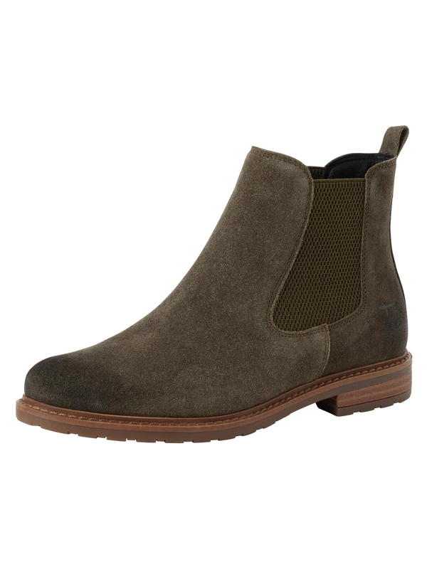 Tamaris Women's Tamaris Chelsea Boots 1-25056-41, Olive Suede, 5 UK