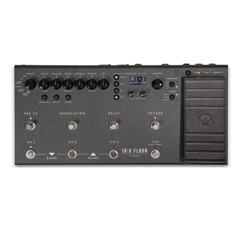 Blackstar ID:X Floor 3 Amp Modelling Pedalboard – 6 Amp Voices, Valve‑Style Emulation, 35+ Effects, Expression Pedal & Full MIDI Compatibility