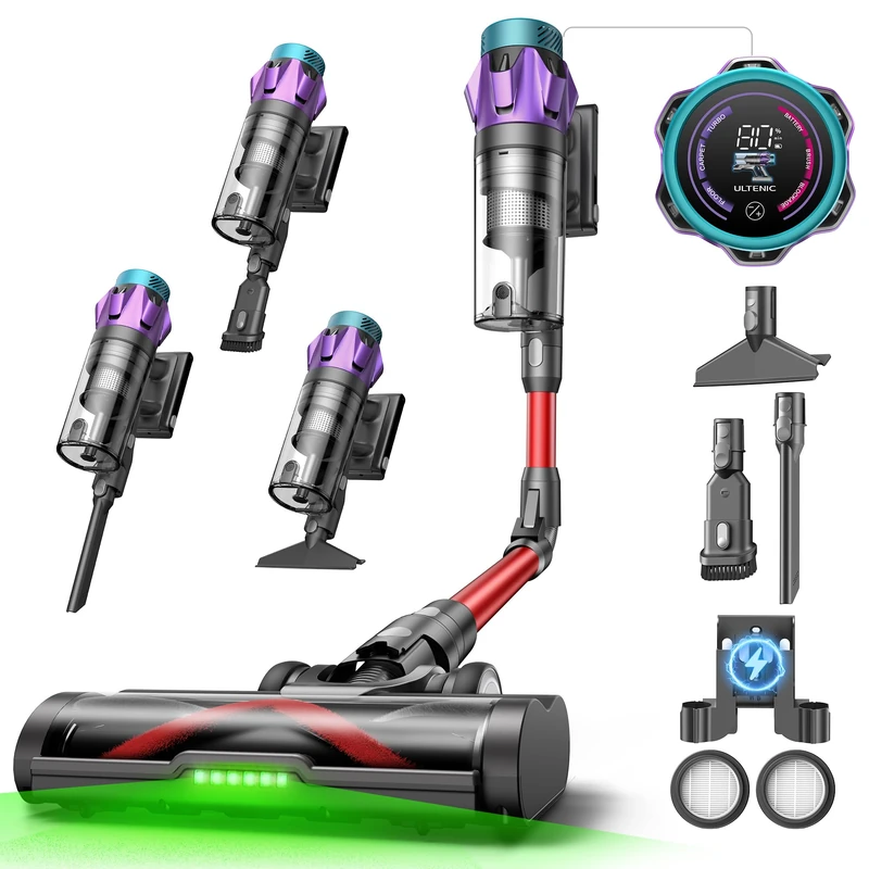 Ultenic U18 Pro Cordless Vacuum Cleaner, 600W 80min Autonomy
