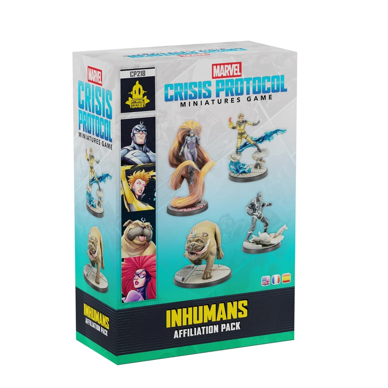 Asmodee | Marvel Crisis Protocol – Inhumans Affiliation Pack | Miniatures Tabletop Game | Ages 14+ | 2 Players | 90+ Minutes Playing Time