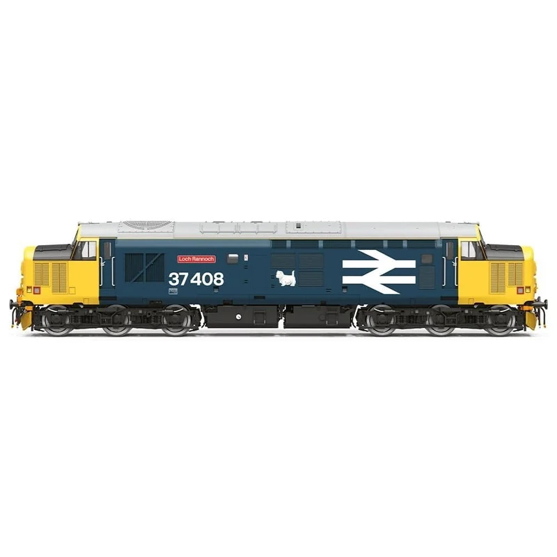 Hornby TT:120 TT3035M BR - Class 37-37408 'Loch Rannoch' Diesel Locomotive Era 8 Model Train