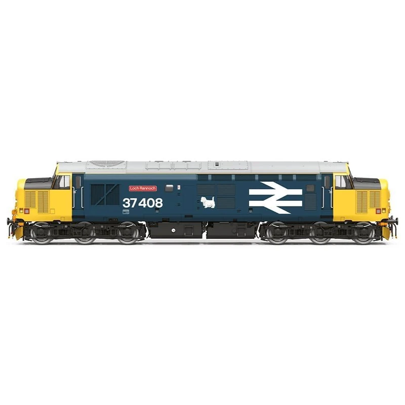 Hornby TT:120 TT3035TXSM BR - Class 37-37408 'Loch Rannoch' (DCC Sound Fitted) Diesel Locomotive Era 8 Model Train