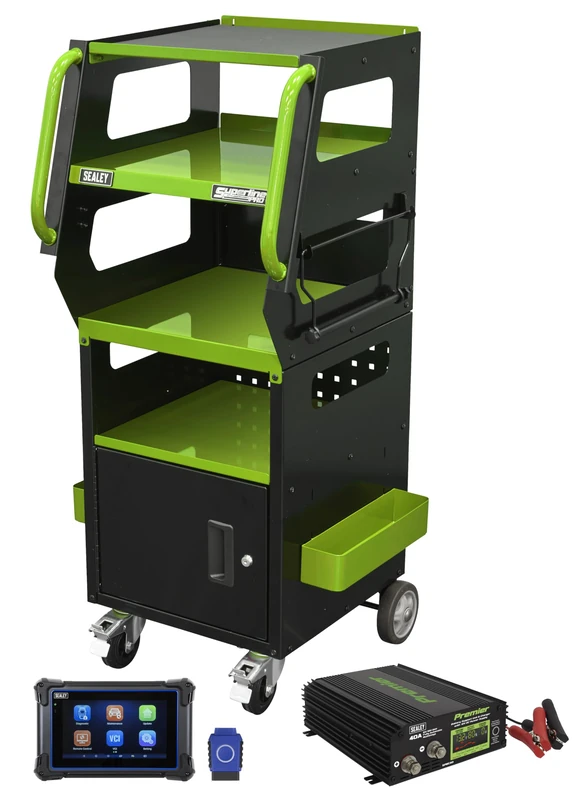 Sealey Diagnostic Support Station - Green - SDS1G1 - Image 1