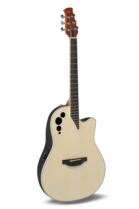 Applause Electro-Acoustic Guitar Spirit - selected spruce top - Mid-depth Lyrachord body - Cutaway - AP2T preamp + tuner - Natural - AAE-044-4S