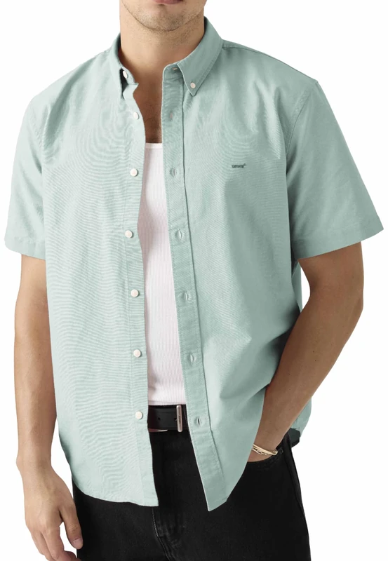 Ss Authentic Button Down Grey Mist - Image 1