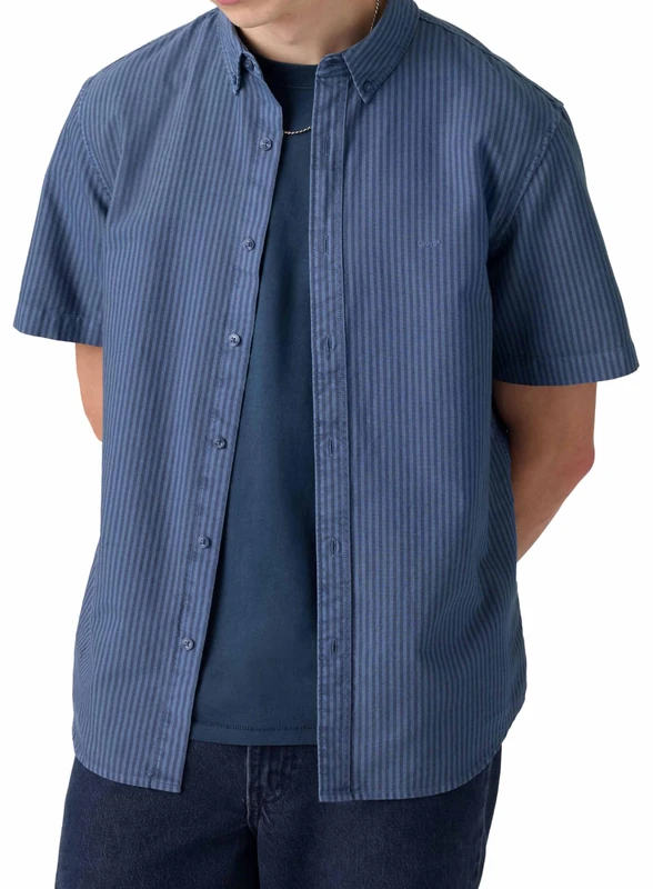 Ss Authentic Button Down Vintage Indigo