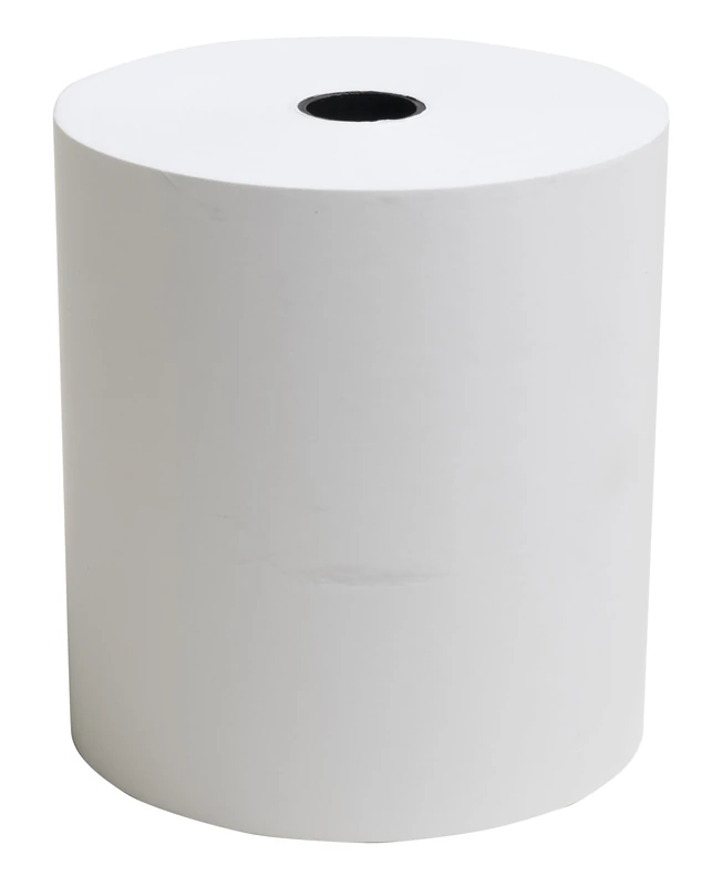 Exacompta - Ref. 40868E - Box of 50 Rolls for Receipts 80x75mm - 80m - Use Designation: 80x80mm -1 Thermal ply 55g/m² Phenol Free - White