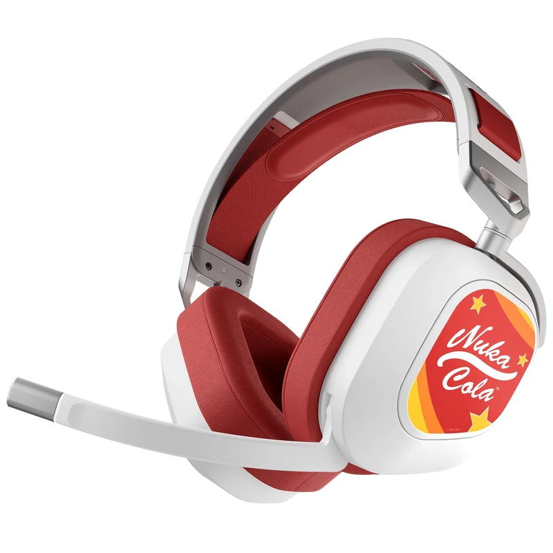 Corsair HS80 RGB WIRELESS Fallout Nuka-Cola Edition Multiplatform Gaming Headset – Dolby Atmos, Lightweight, Broadcast Quality Microphone – PC, Mac, PS5, PS4