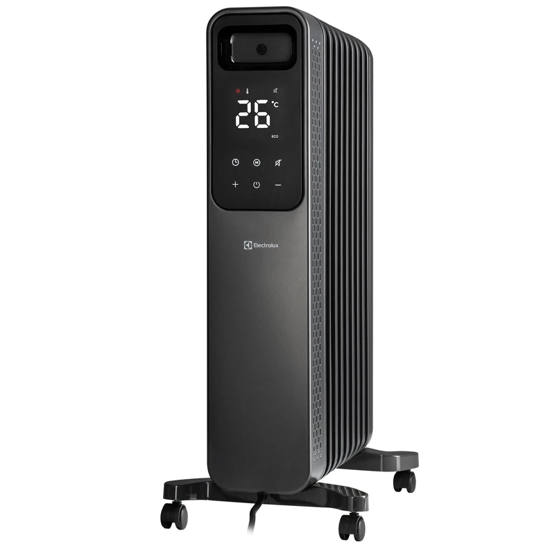 Electrolux 2kW Digital Oil Filled Radiator with Timer – Long-Lasting Oil Heat, Eco Heating, Thermostat & Safety Features