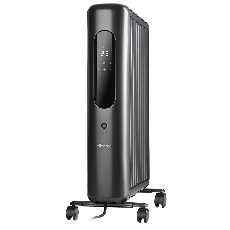 Electrolux 2kW Digital Close-Fin Oil Filled Radiator with Timer – Fast, Even Heat, Dimmable Display, 3 Heat Settings & Safety Features - Image 1