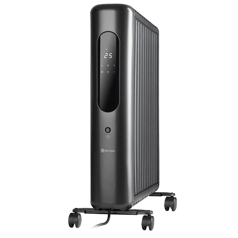 Electrolux 2.5kW Digital Close-Fin Oil Filled Radiator with Timer – Close-Fin Faster Heat, Thermostat, Auto-Off Timer & Anti-Frost Mode