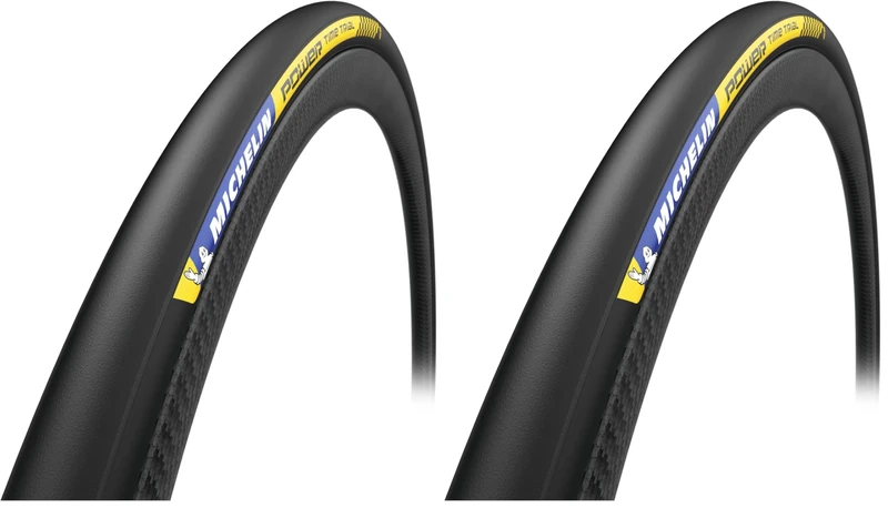 TYRE POWER TIME TRIAL 700x25C BLACK TS (Pack of 2)