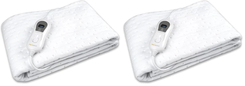 Medisana HU 665 Electric Blanket, White (Pack of 2) - Image 1