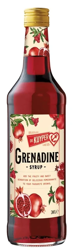 De Kuyper Grenadine cocktail syrup, 70 cl (Pack of 6)