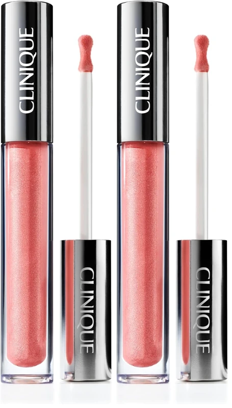 Clinique Pop Plush Creamy Lip Gloss With Hyaluronic Acid + Blend Of Aloe Butter, Avocado Butter + Shea Butter | Hydrating + High Shine (Pack of 2)