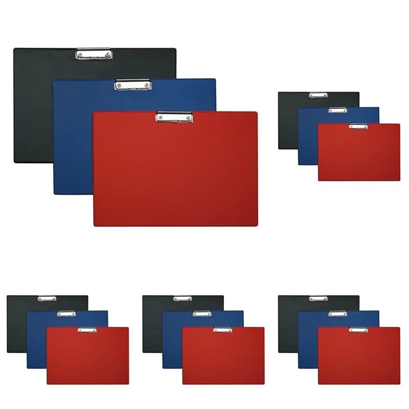 ALCO-Albert 5521-15 Clipboard DIN A3 Landscape Format Plastic Coated Blue (Pack of 5)