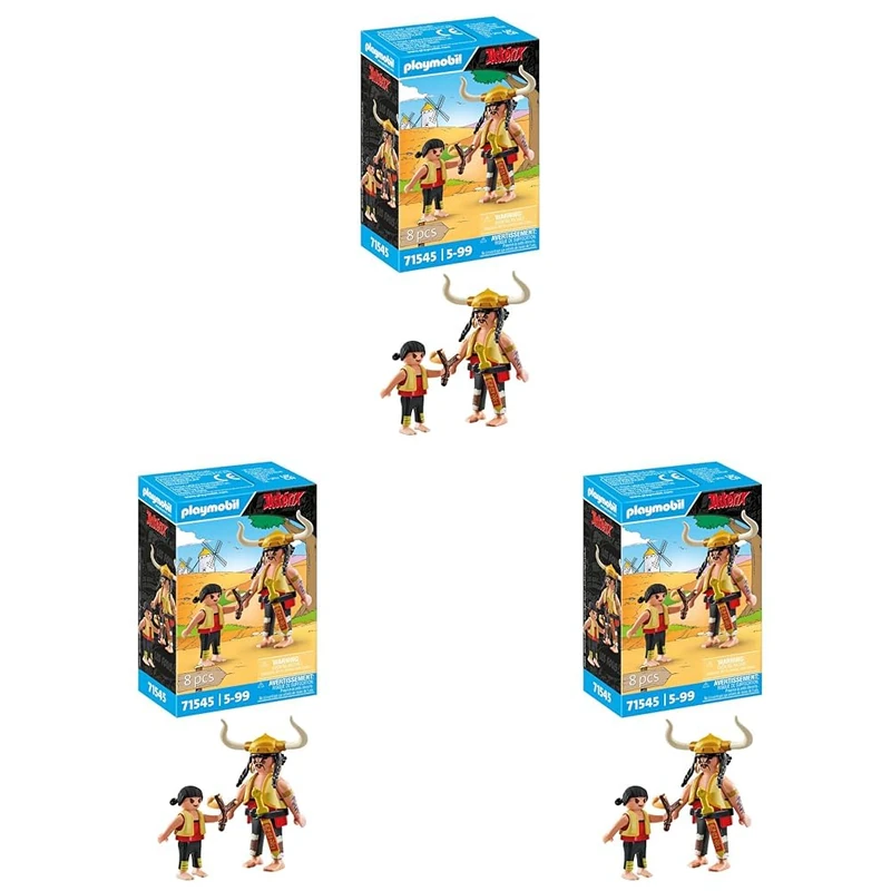 Playmobil 71545 Asterix: Huevos y Bacon and Pepe - Pack of 3