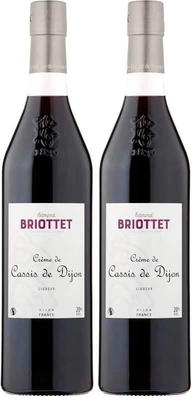 Briottet Crème de Cassis de Dijon Liqueur 20%, 70 cl (Pack of 2)