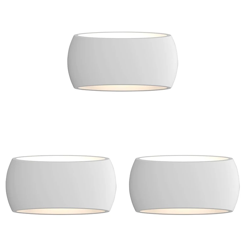 Astro Interior Wall Light, Plaster, 12 W (Pack of 3) - Image 1