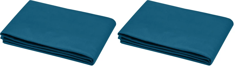 Lovely Casa - Duvet Cover - 200 x 200 cm - 100% Oeko-Tex Certified Cotton - Petrol - Eden Model - Bed Linen for Home - Soft and Comfortable - Ideal Standard Double Bed - Double (Pack of 2) - Image 1