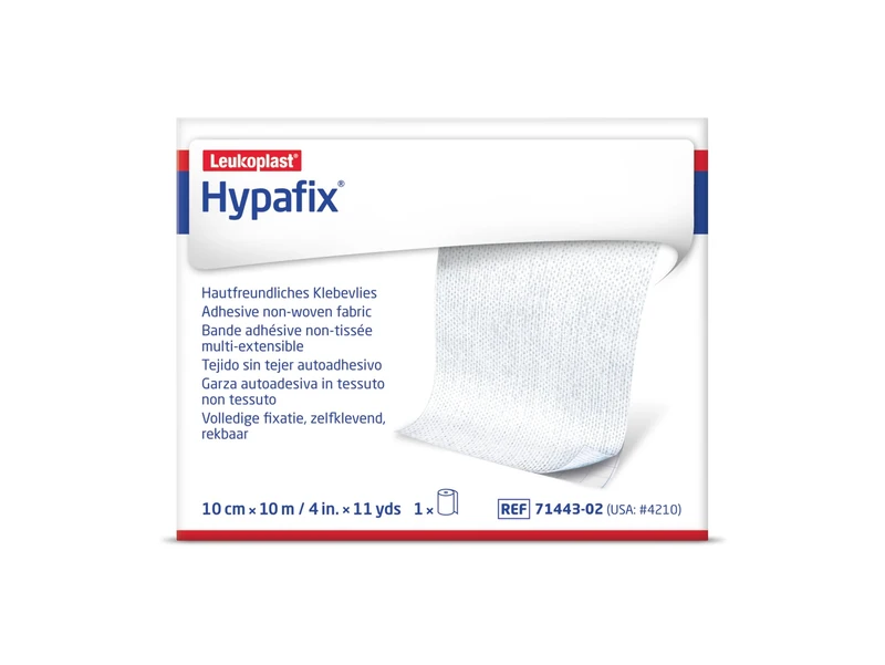 Hypafix Wide-Area Fixation, 10 cm x 10 m, 1 Roll (Pack of 6)