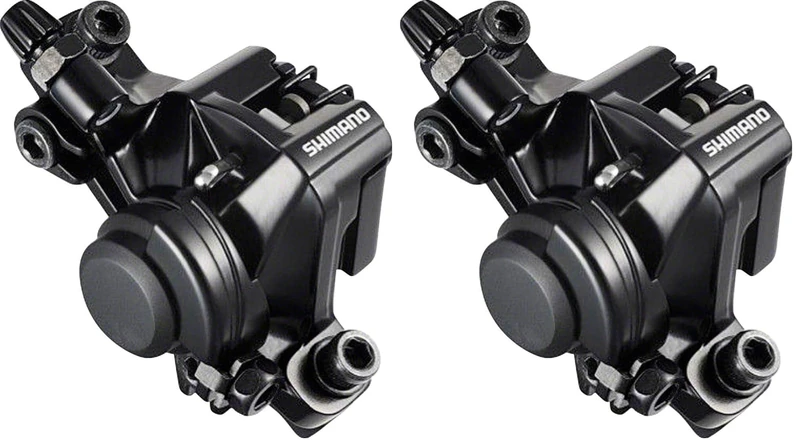 SHIMANO Unisex's M375 Brake Caliper, Schwarz (VR od. HR), talla_única (Pack of 2)
