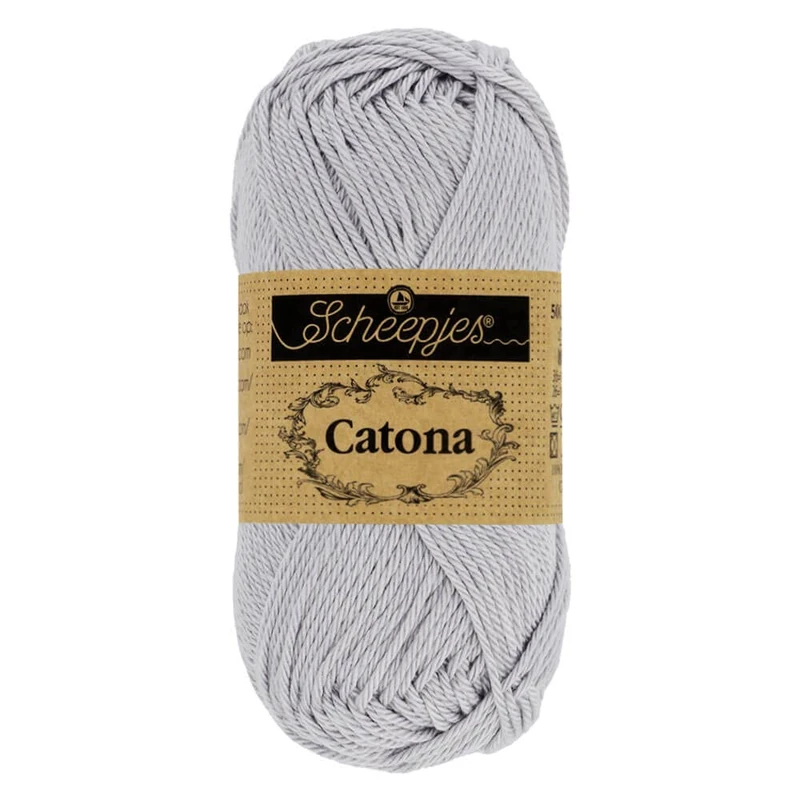 Scheepjes - Scheepjes Catona 074 Mercury Yarn - 1x50g (Pack of 6)