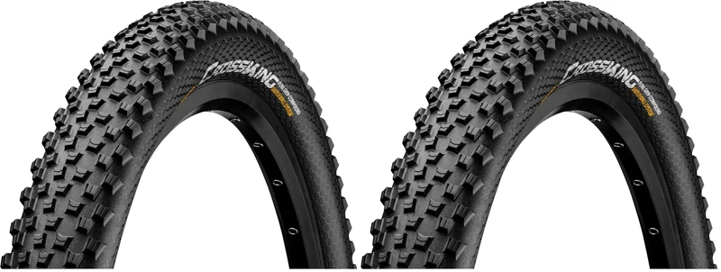 Continental Cross King Bicycle Tires, Unisex Adult, Black, 27.5 x 2.8 (Pack of 2)