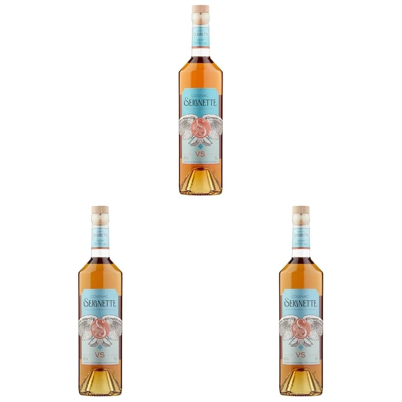 Seignette VS Cognac, 70cl, ABV 40% (Pack of 3)
