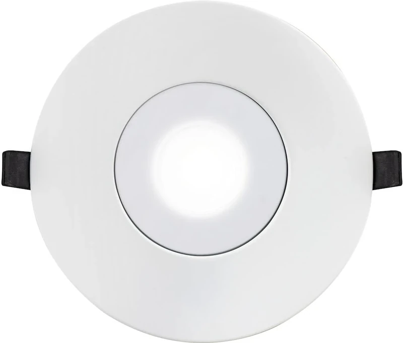Luceco Flat Profile Bezel for FType Downlights, 95mm – 165 mm Diameter, Matt White (Pack of 6)
